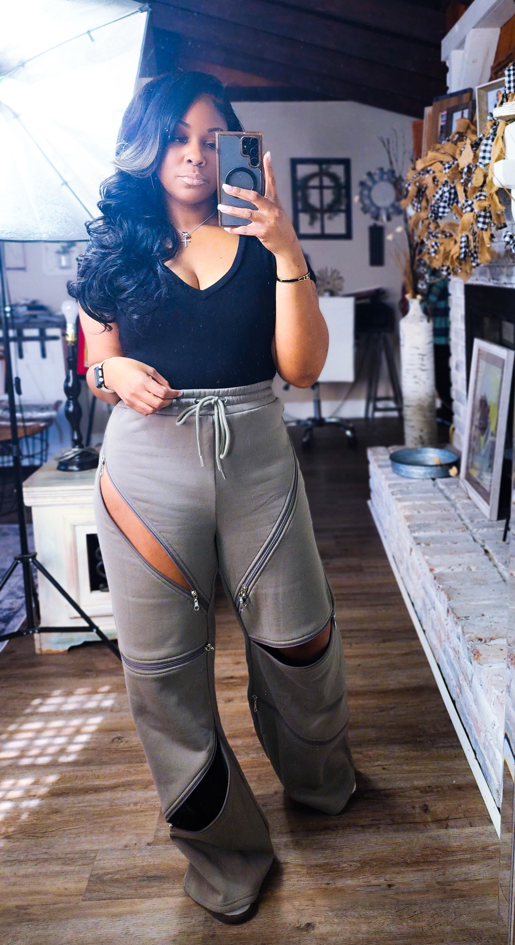 Flirt & Flex Sweatpants(taupe)
