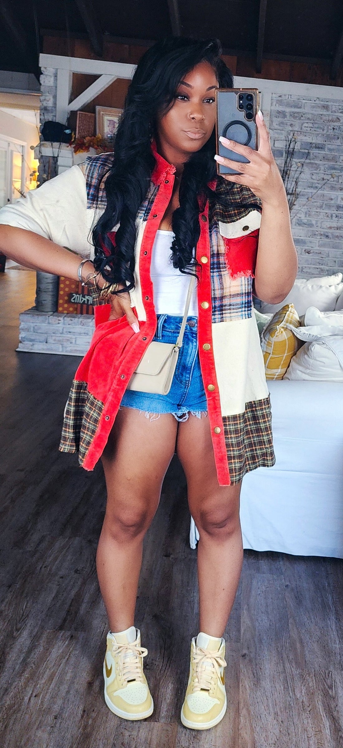 The RK Vintage Shacket(Rust)