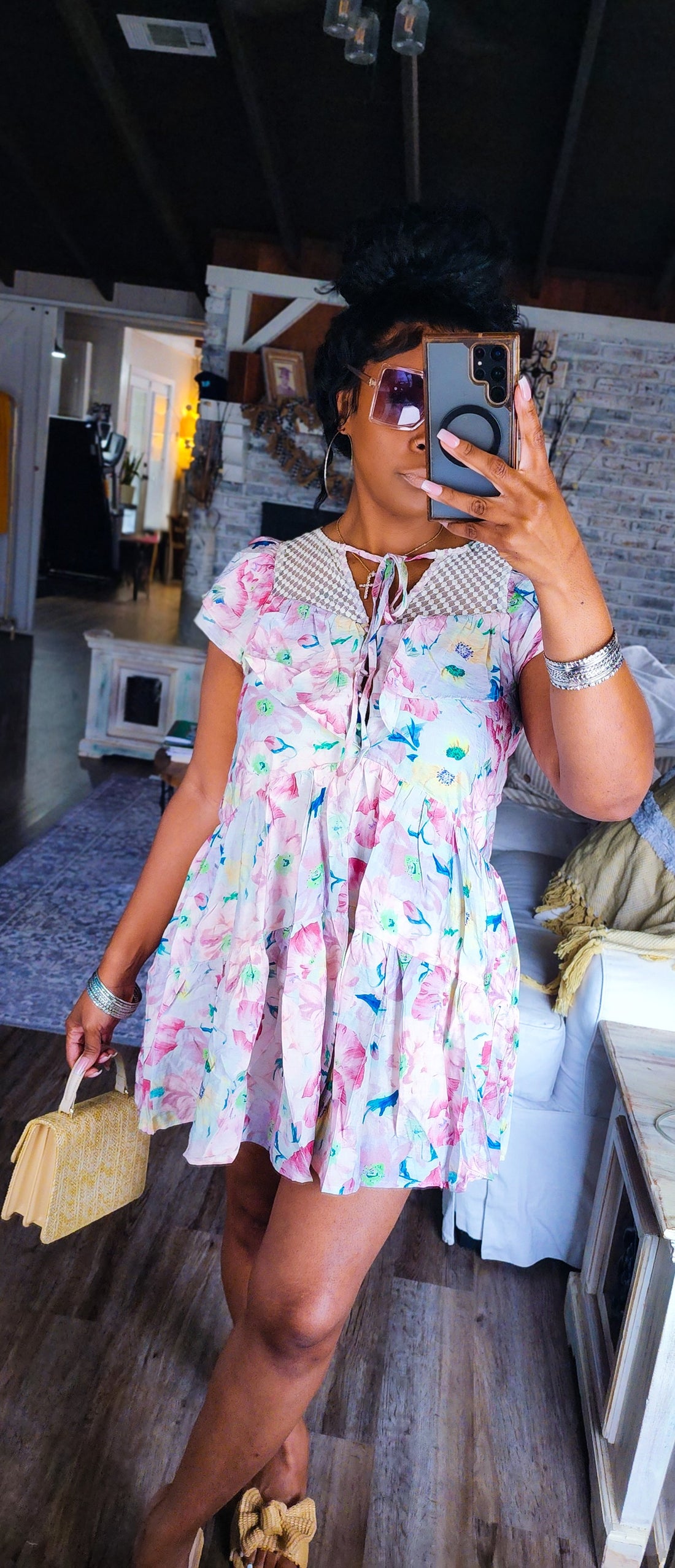 Floral Flirt Mini Dress