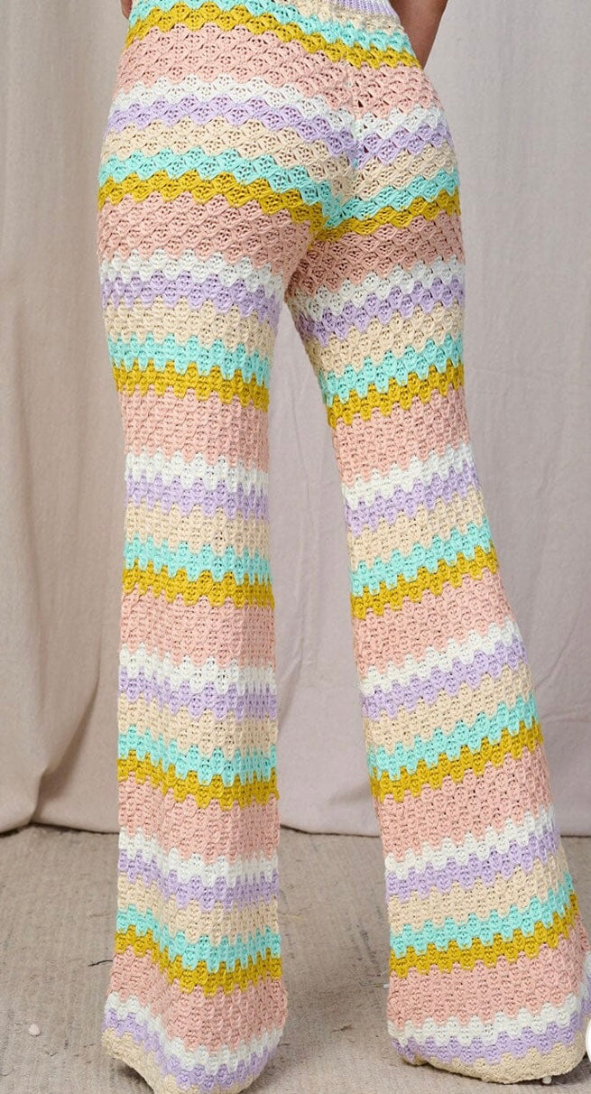 Pastel Vibes Crochet Pants