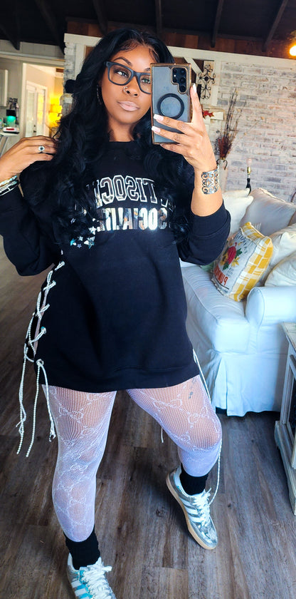 Antisocial Socialite Sweatshirt(Restocked)