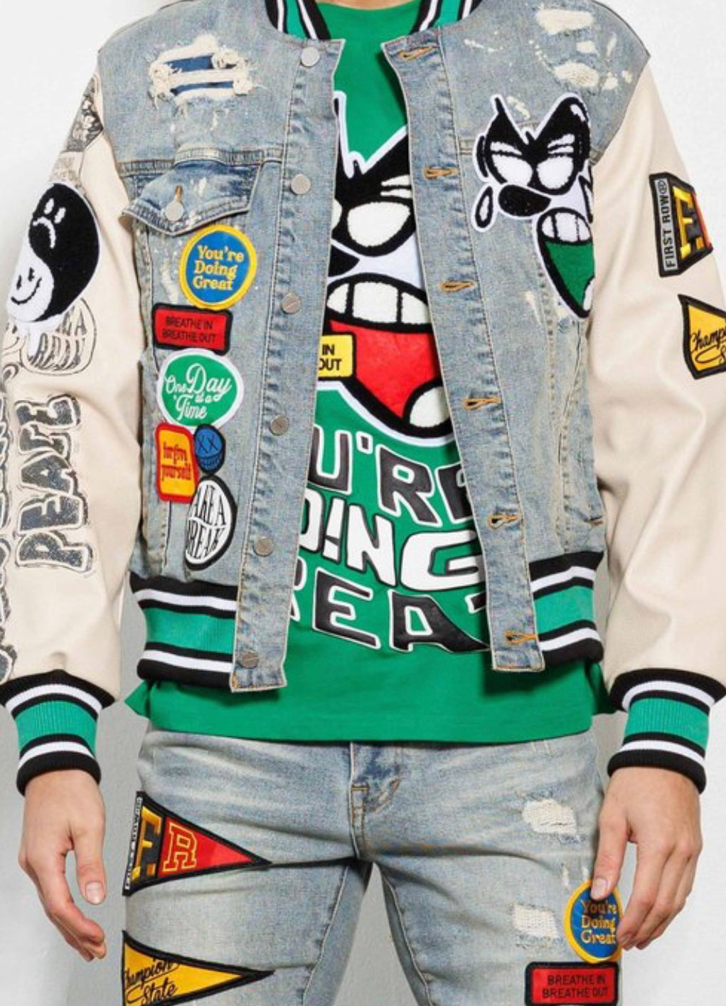 Doing Great Varsity Jacket