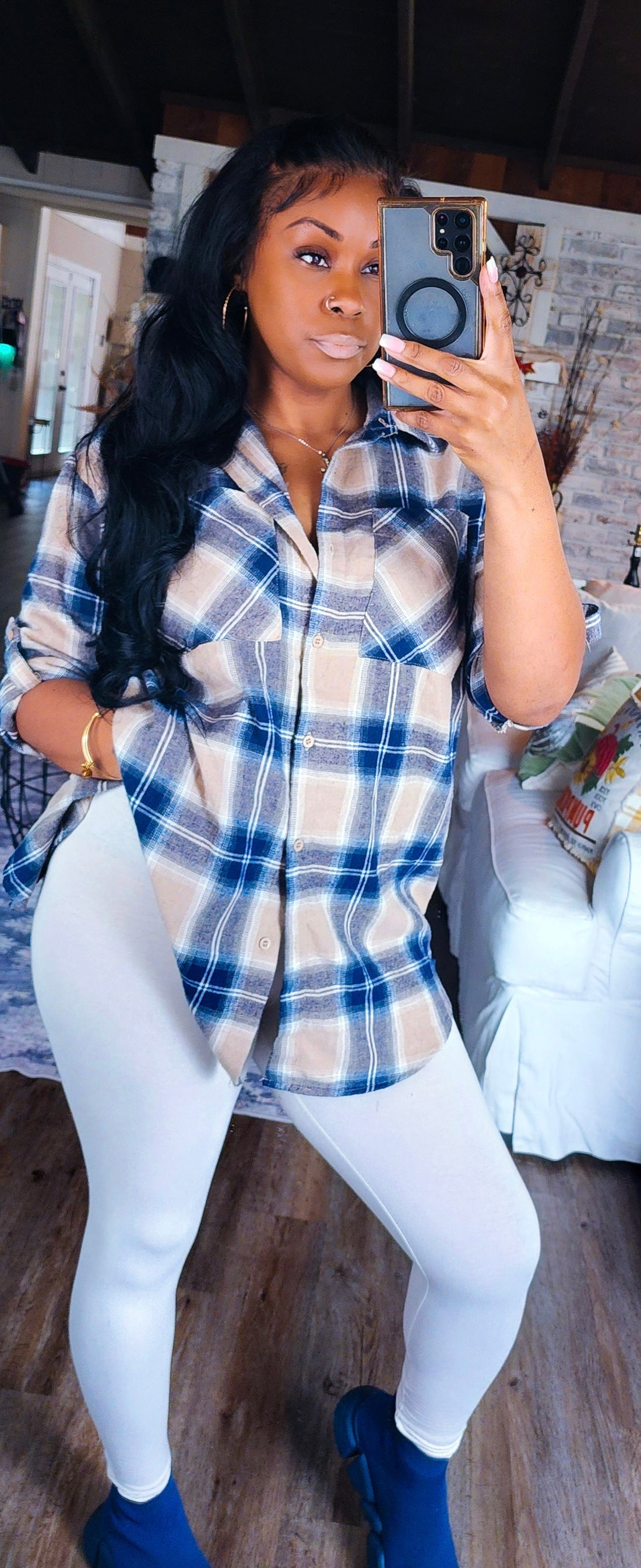 Fall For Me Plaid Button Down