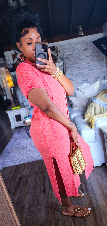 Sunset Lounge Midi Dress