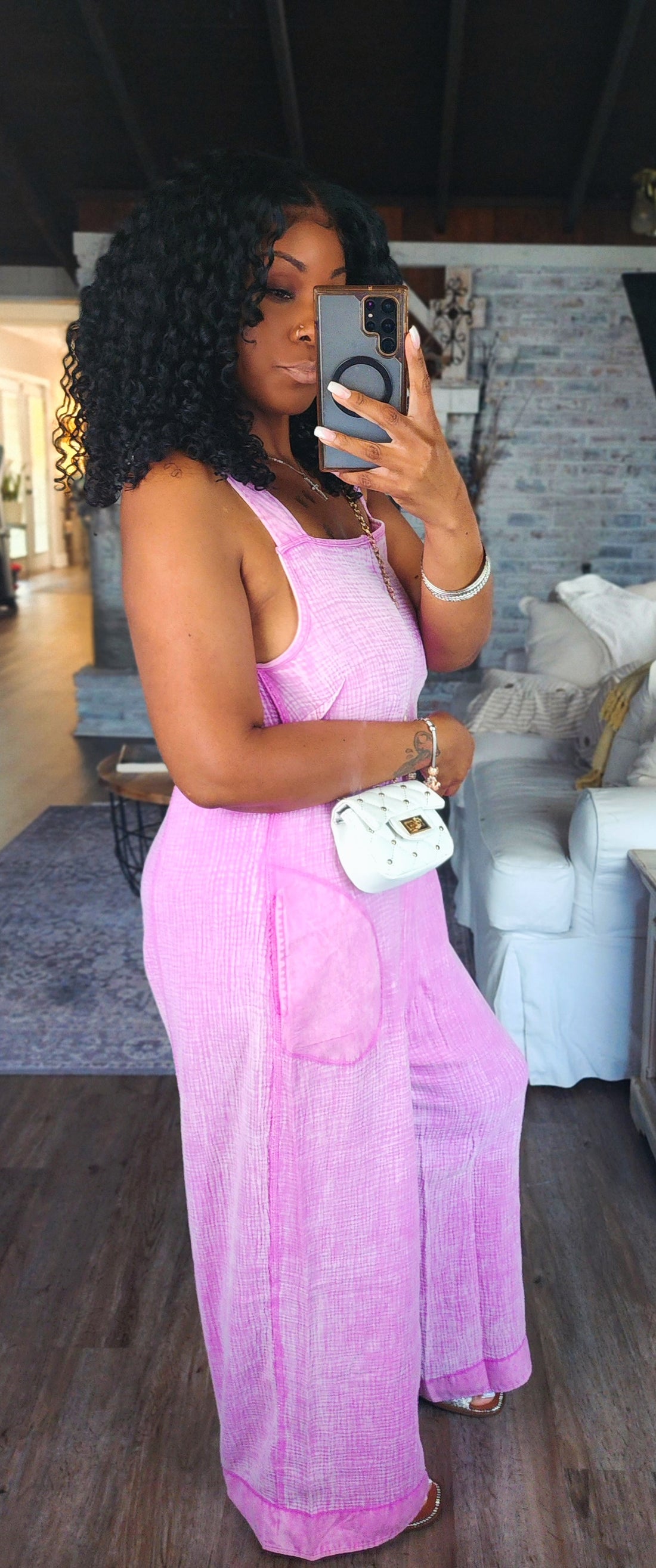 The Boho Cutie Jumpsuit(RK Pink Edit)