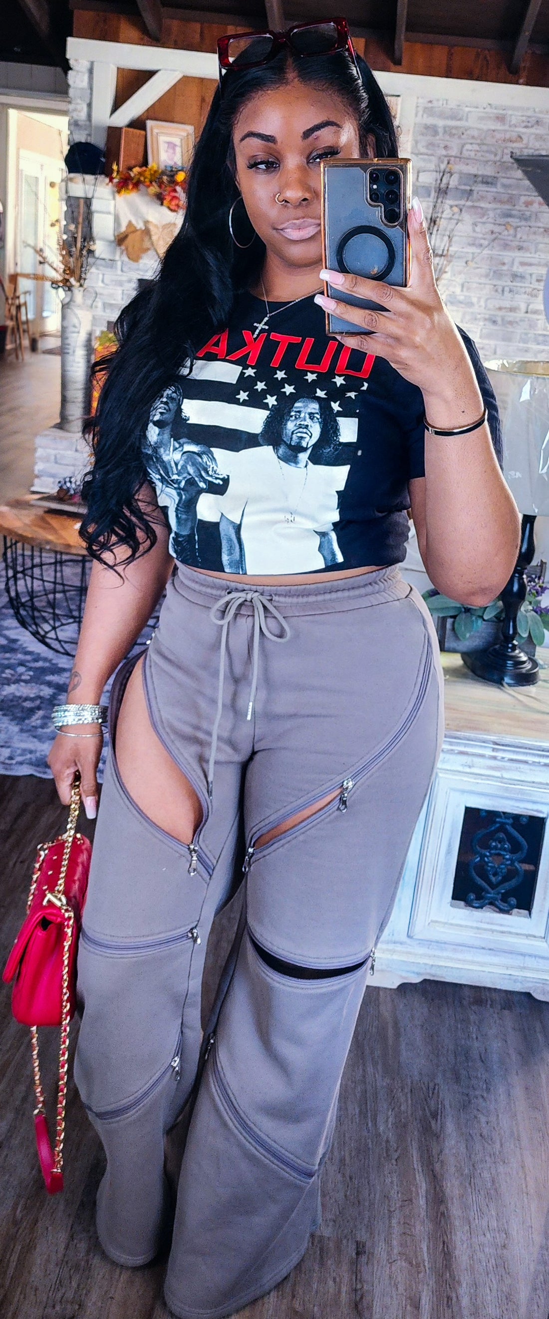 Flirt &amp; Flex Sweatpants(taupe)