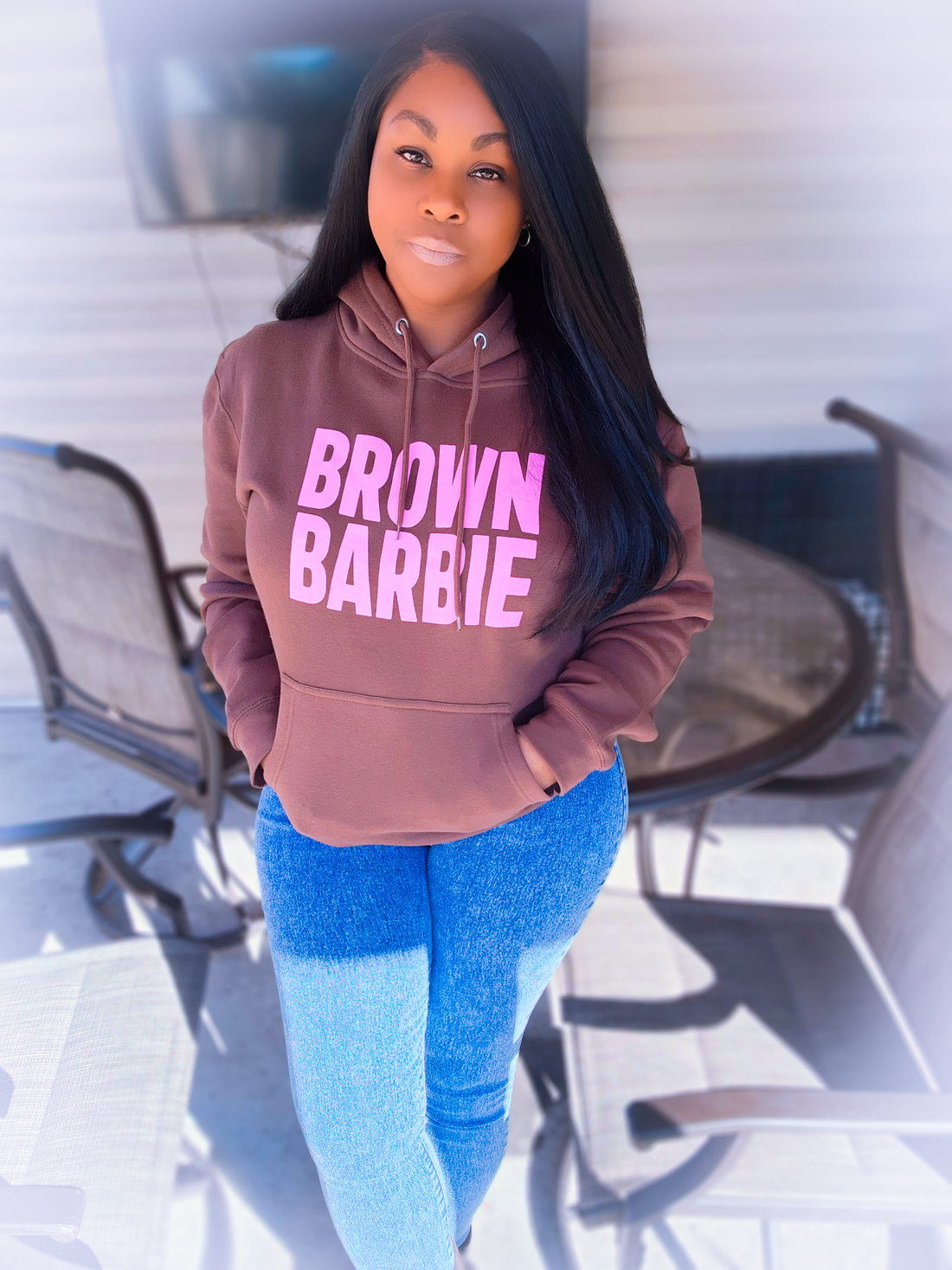 Brown Barbie Hoodie